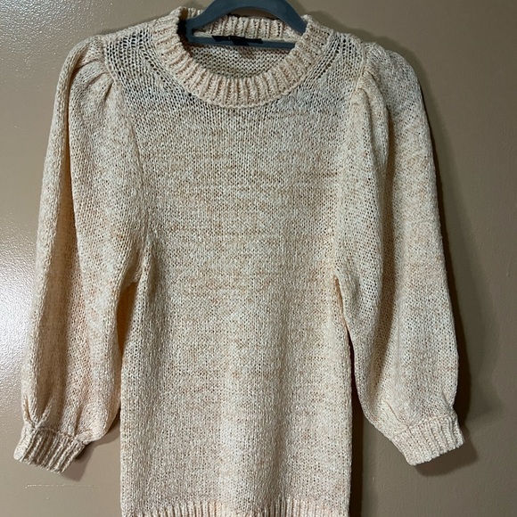 Ann Taylor Cream Turtleneck Sweater - Picture 1 of 3